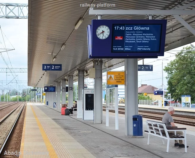 railway platform